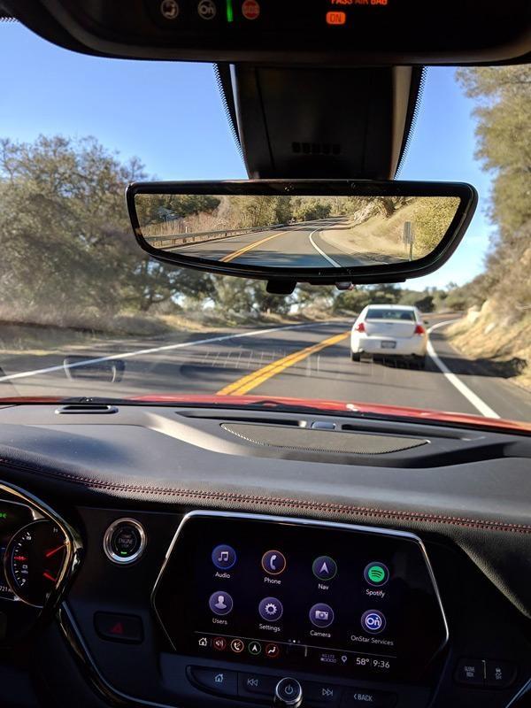 rear camera mirror in chevy blazer