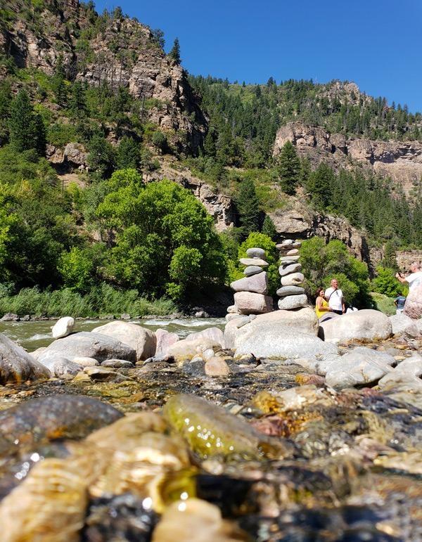 grizzly creek glenwood canyon on colorado river