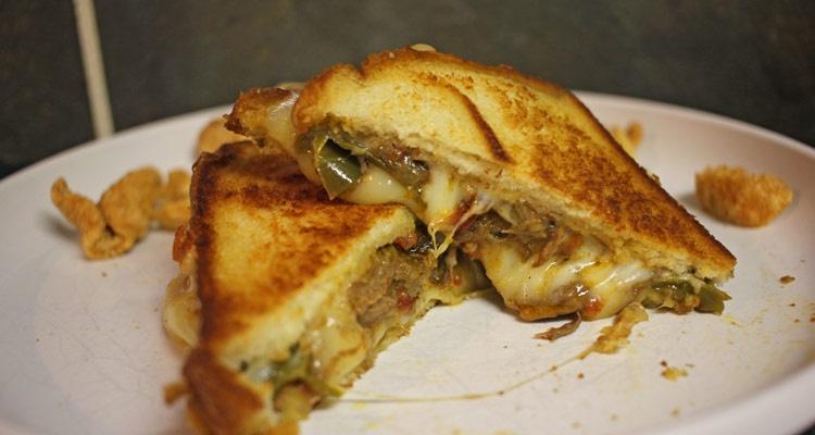 Chili Grilled Cheese Sandwich