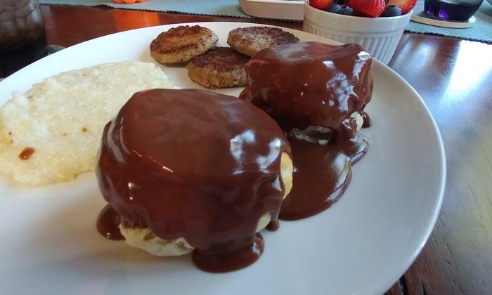 chocolate gravy and biscuits edwardian inn