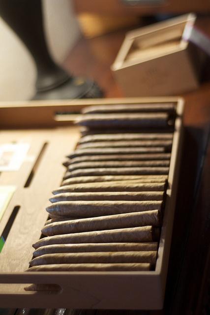 cigars in humidor