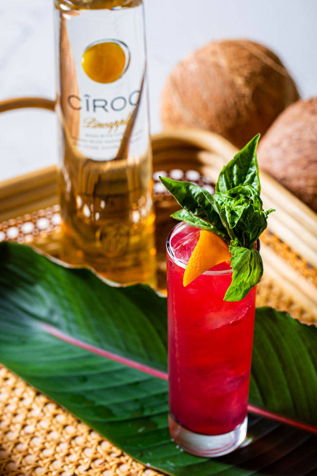 cîroc flor de jamaica vodka cocktail recipe