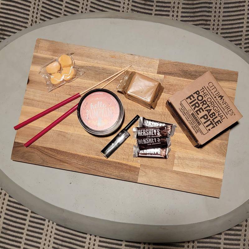 smores making kit from city bonfires