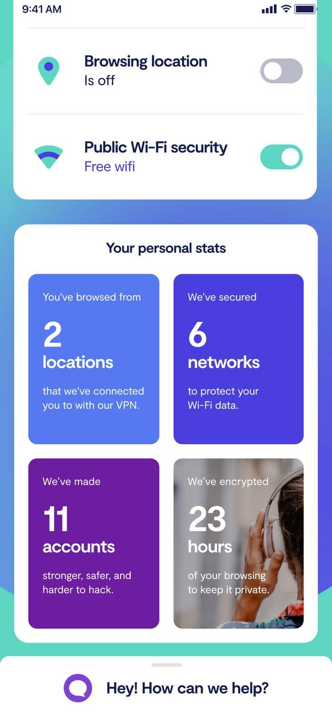 2. ios personalized stats