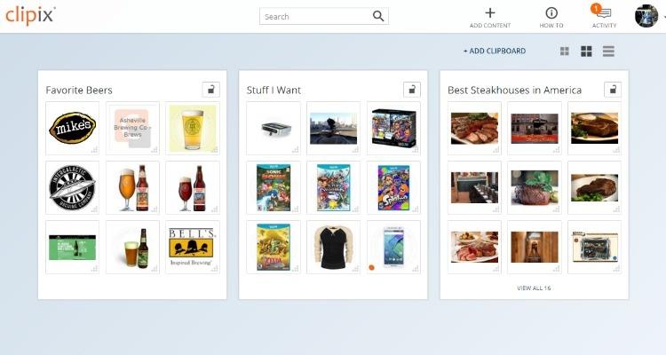 Clipix Clipboards