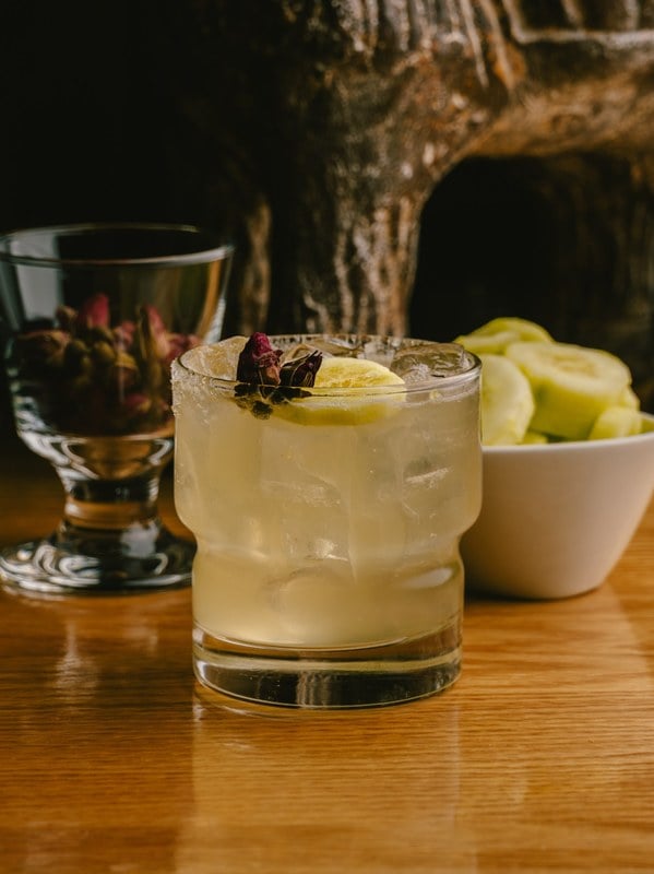 Como La Flor cocktail by Salud