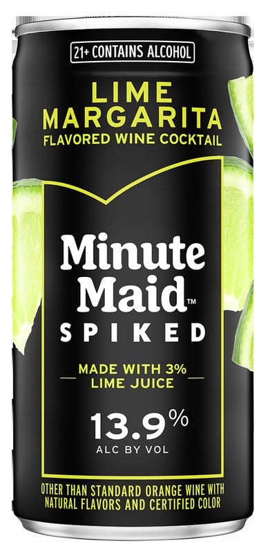Minute Maid Spiked Lime Margarita can