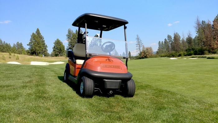 circling raven golf course cart