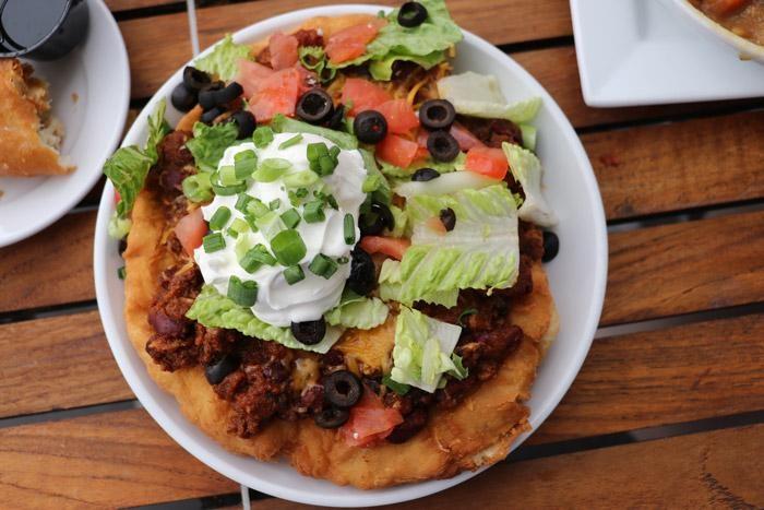indian fry bread taco