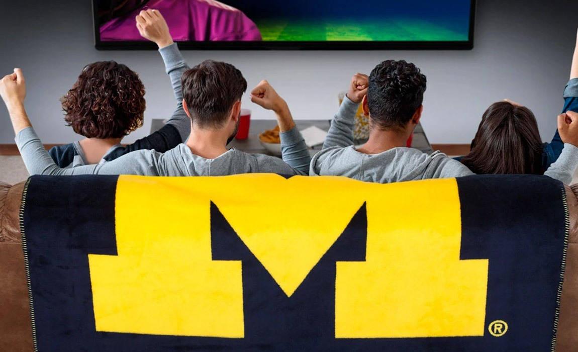 Michigan College Blanket