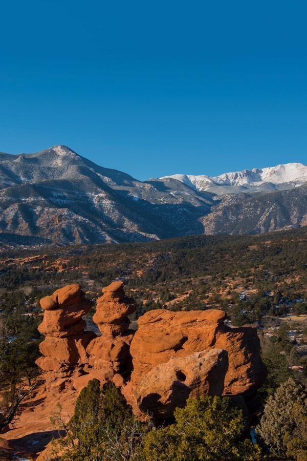 garden of the gods national natural landmark in colorado springs