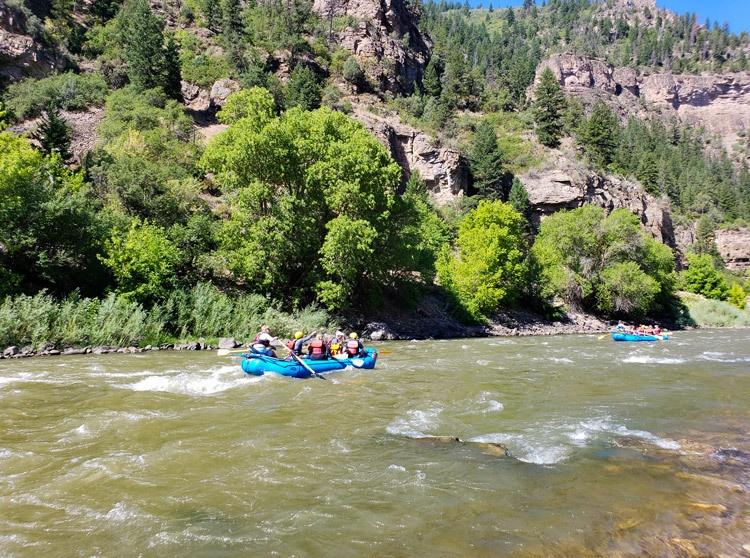 white water rafting on the colorado river