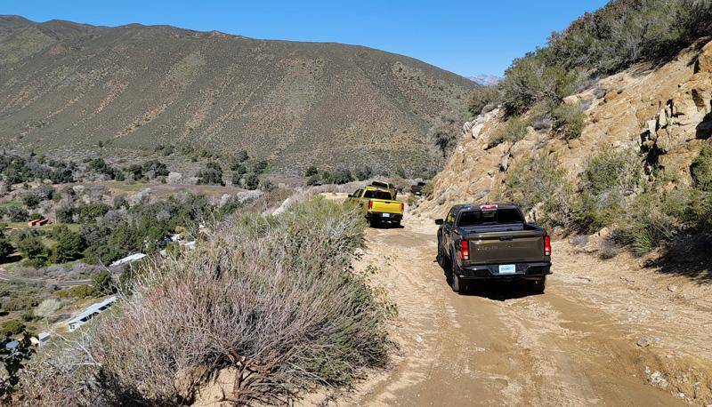 chevy trailboss and z71 on trail