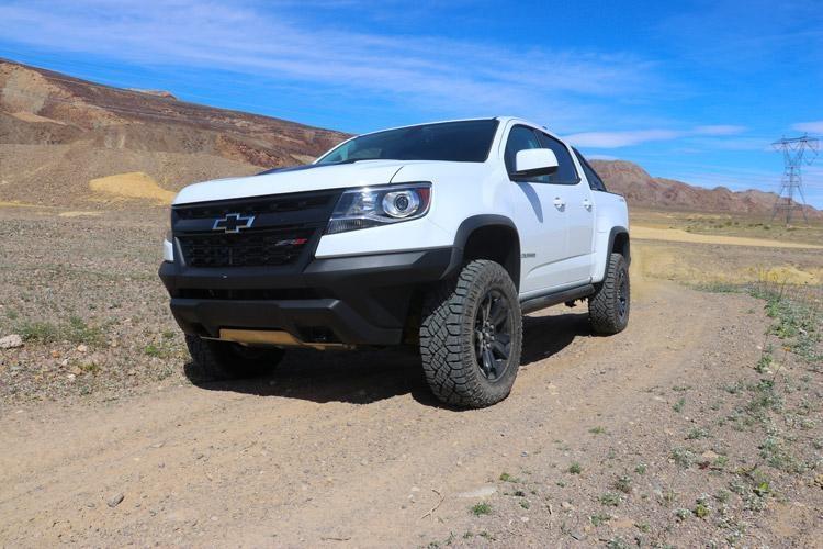 chevy colorado zr2 dusk edition on trail