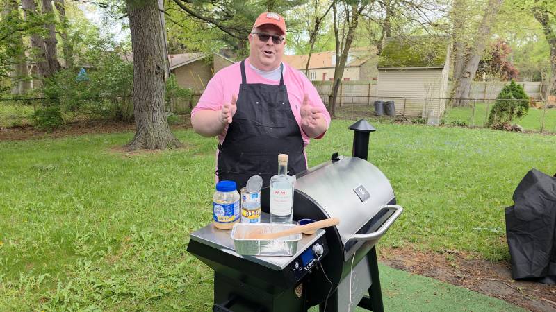 grilling on the zgrills pellet grill