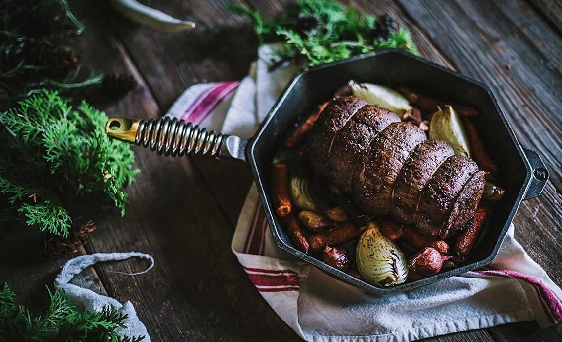 Cooking gifts for men including a cast iron skillet and more