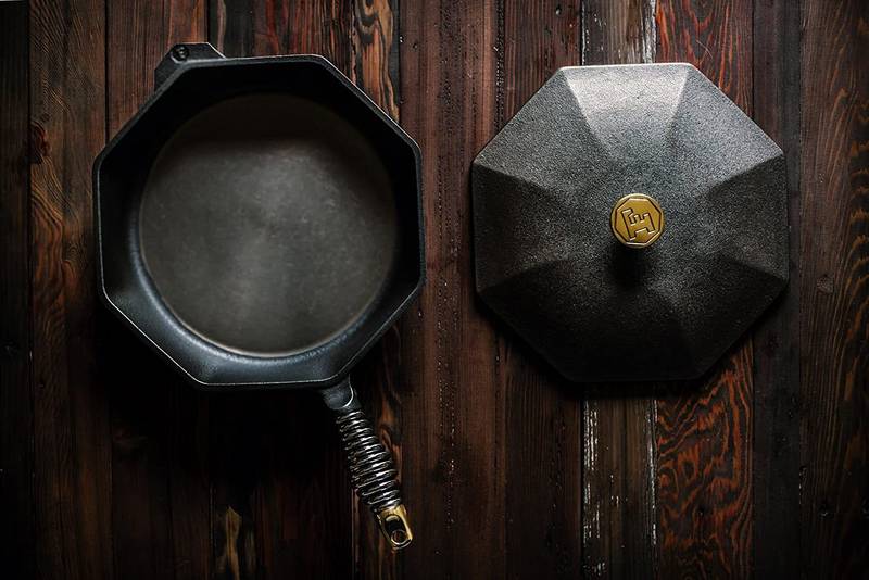 finex cast iron skillet with lid