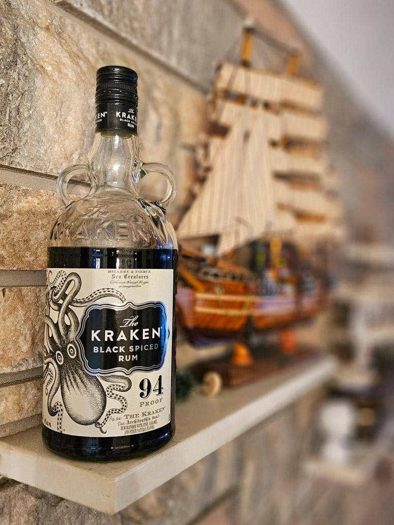 the kraken black spiced rum