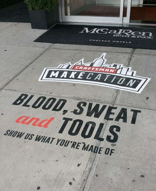 blood sweat tools sidewalk