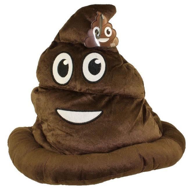 poo emoji novelty gift hat