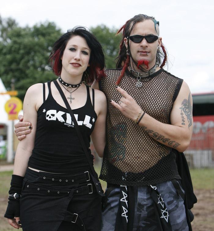 goth man