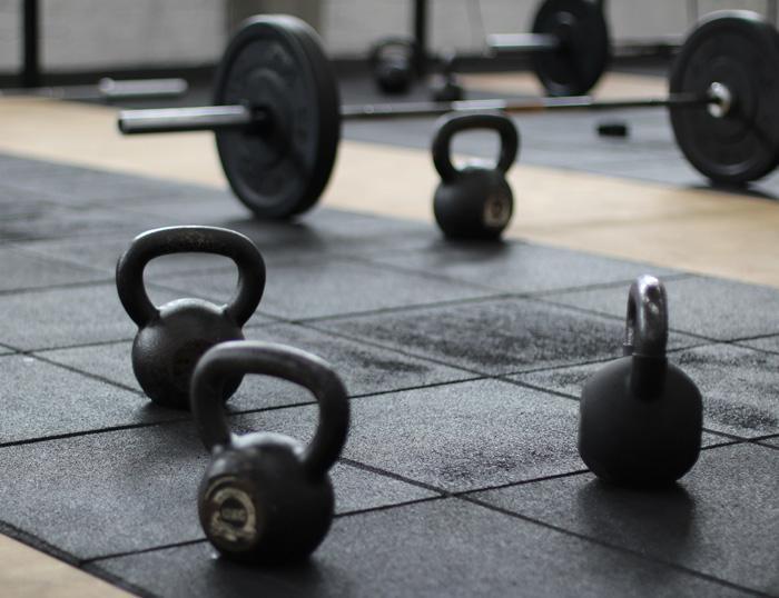 kettlebells and weights for your home gym
