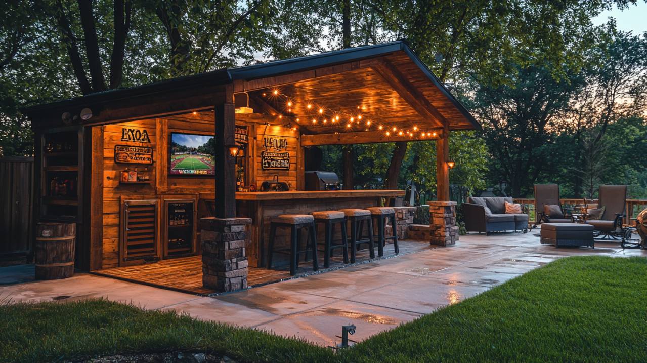  Ultimate Outdoor Backyard Man Cave