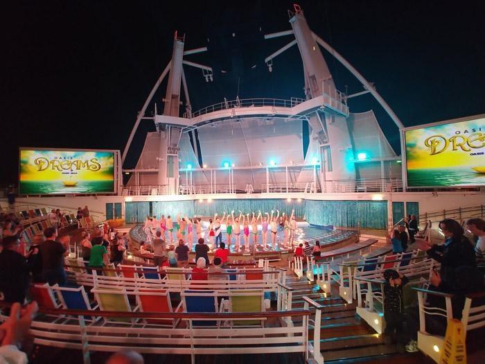 oasis of dreams aquatheater show on oasis of the seas