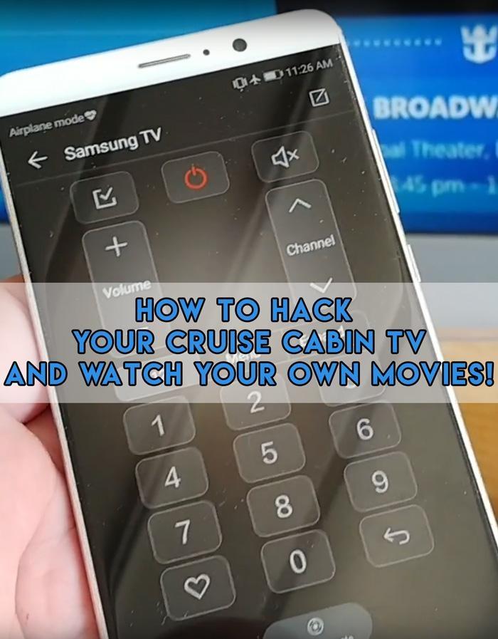 how to hack your cruise cabin tv and watch your own movies