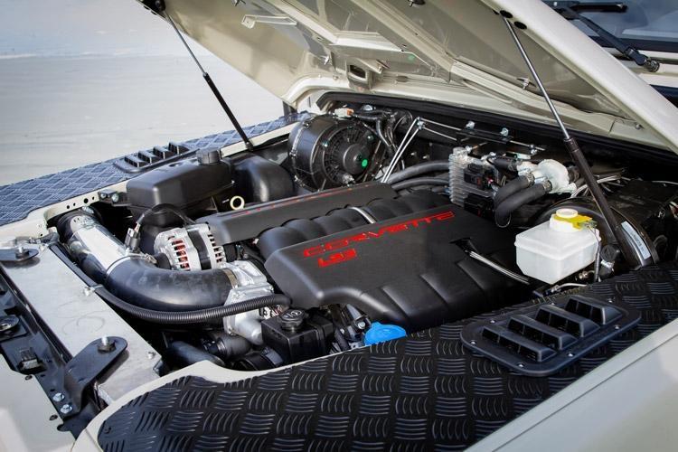 corvette ls3 engine in project ranger custom land rover defender