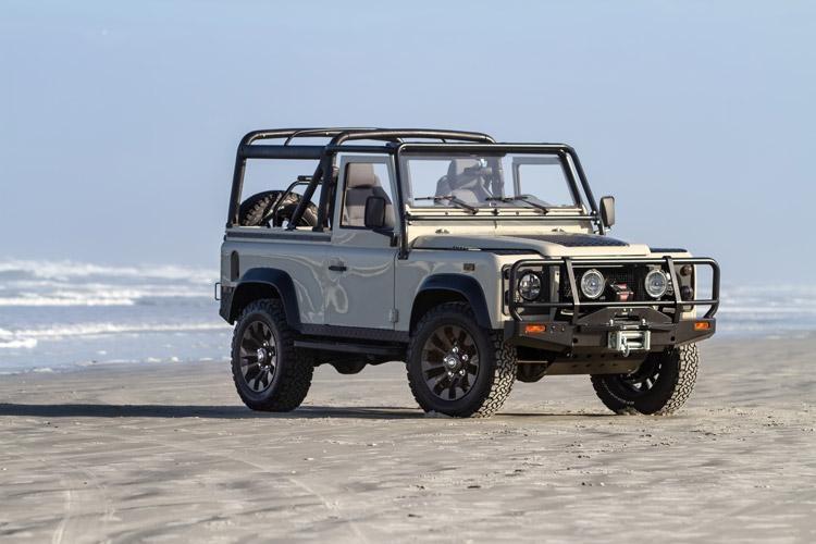 rear of project ranger custom land rover defender