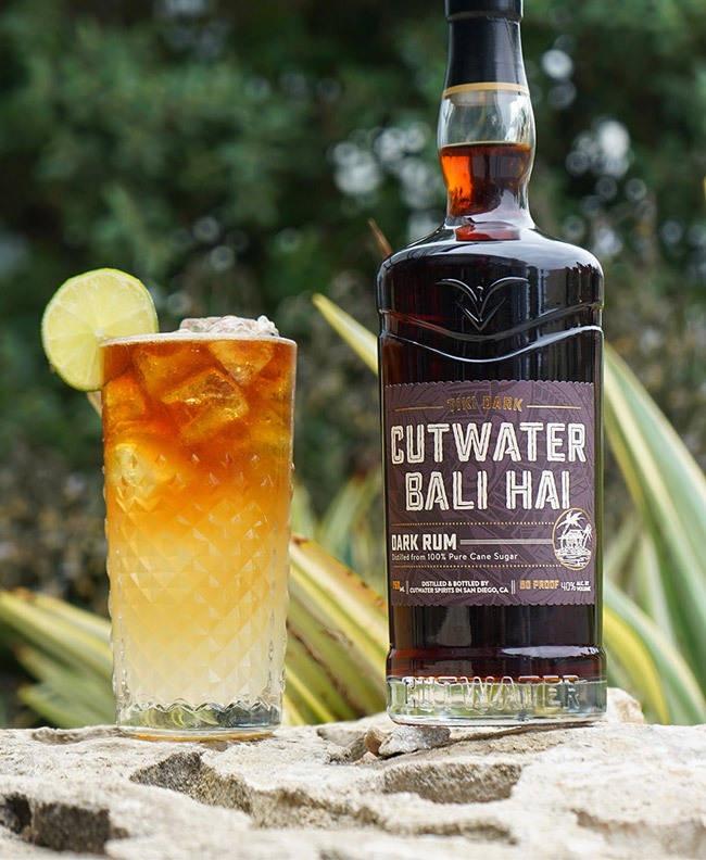 dark n stormy bali hai rum cocktail recipe