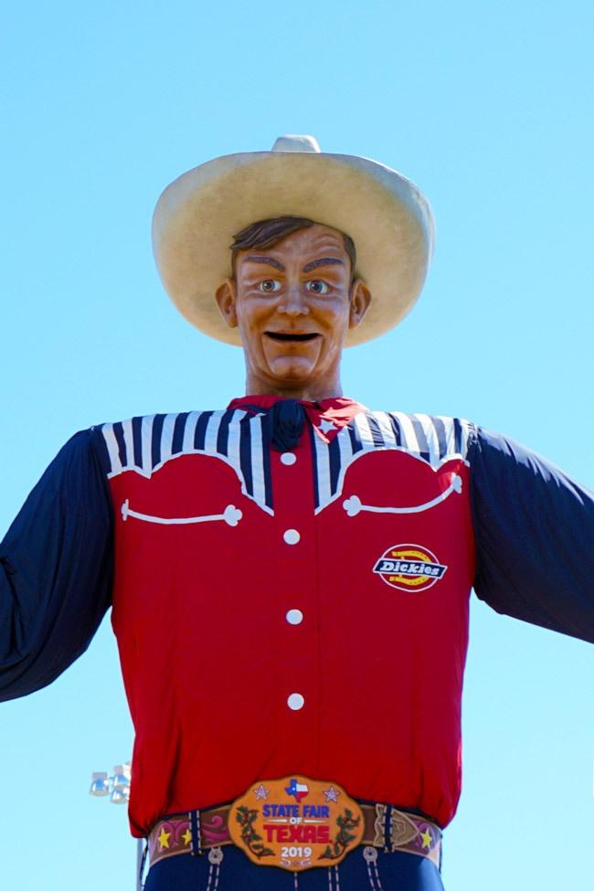 big tex statue at texas state fair dallas 2019