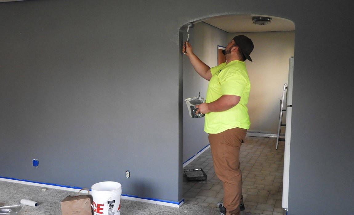 painting the walls is an easy home decor diy idea