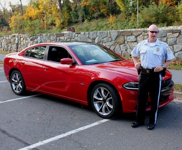 police with charger