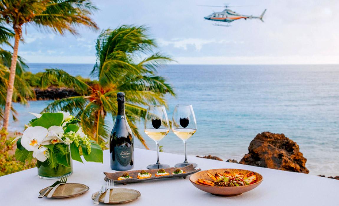Dom Perigon Inspired Suite at Four Seasons Resort Hualalai Hawaii