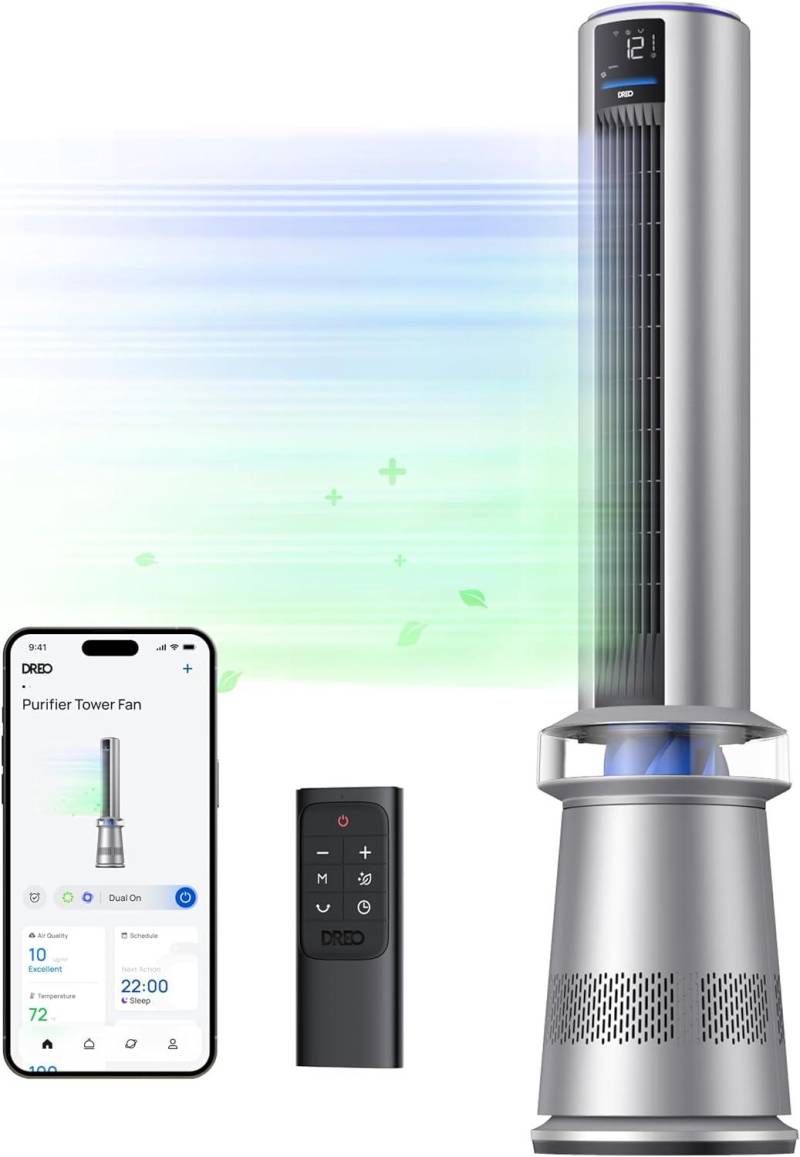 dreo 710s air filter tower fan