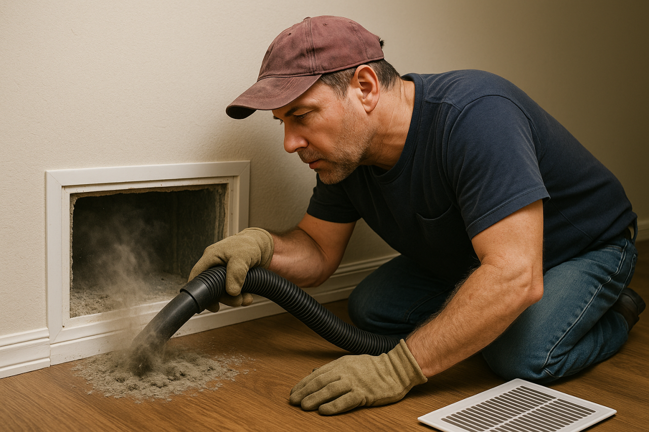 cleaning ducts for better air quality