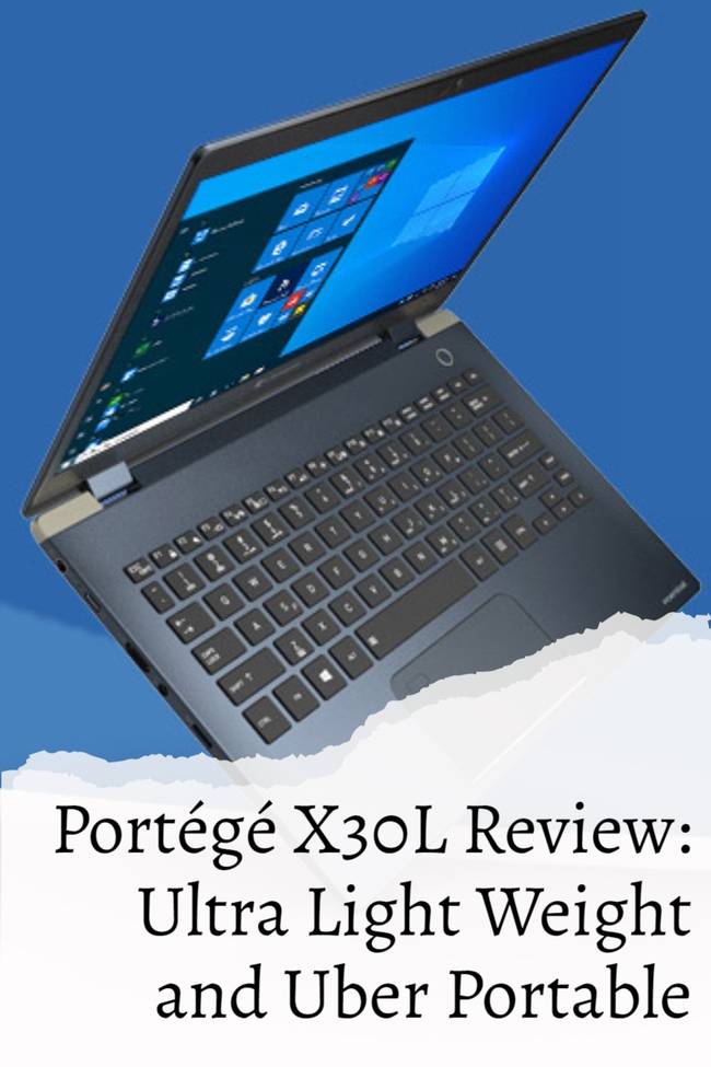 when you need to work light and fast theres the portege x30l