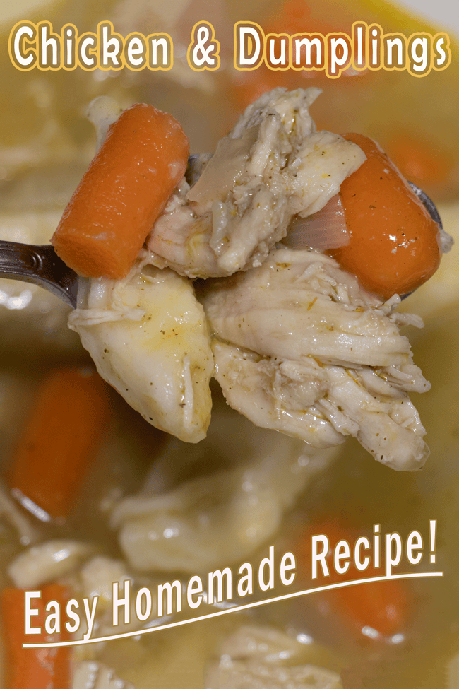 easy homemade chicken and dumpings recipe