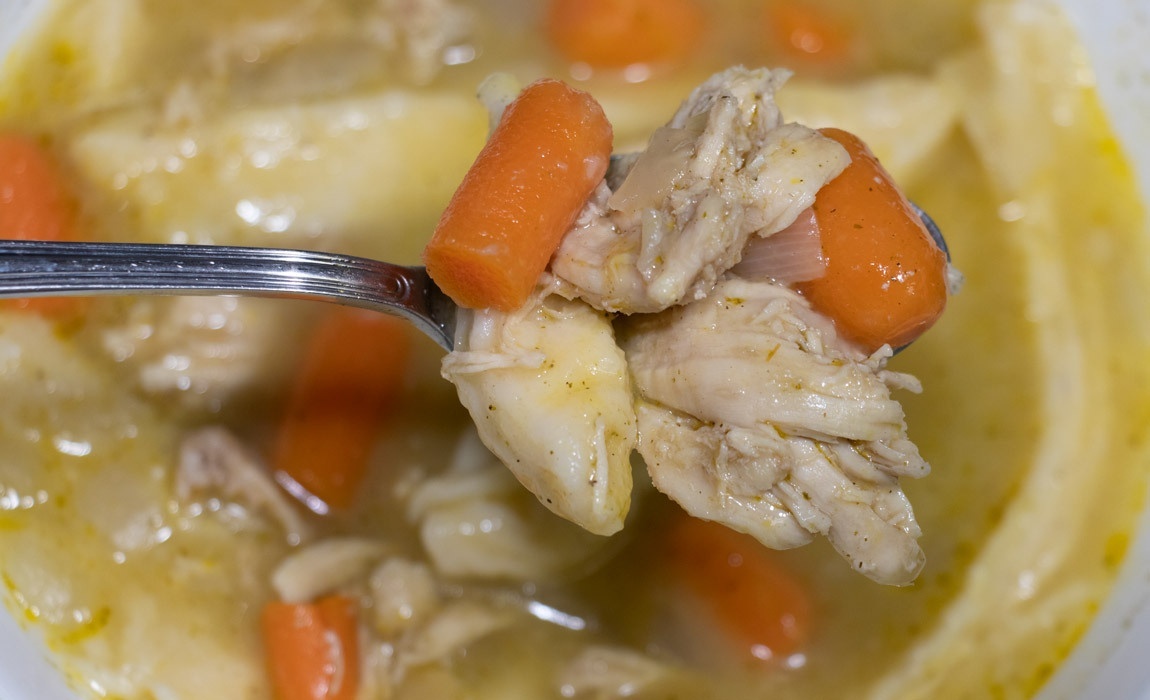 Easy homemade chicken and dumplings recipe