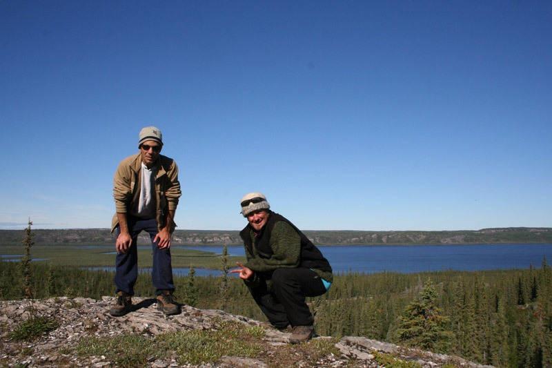 hiking in arctic circle near inuvik