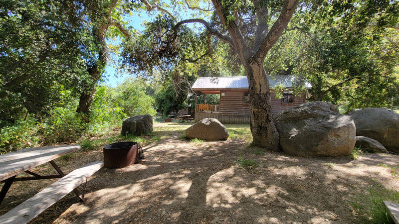 outside of cabins