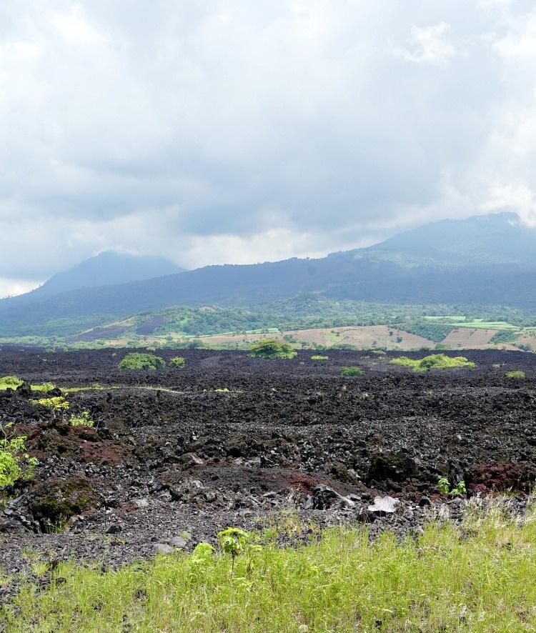 Volcanic Rock field in El Salvador