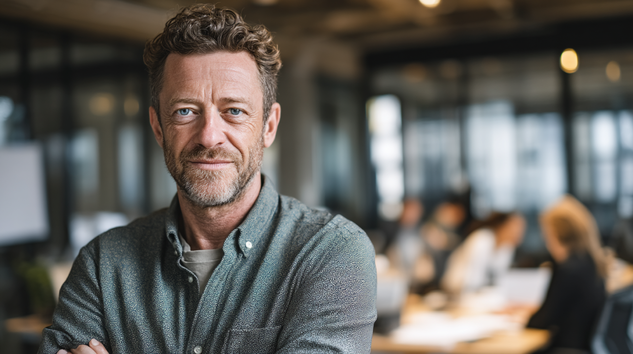 confident business owner