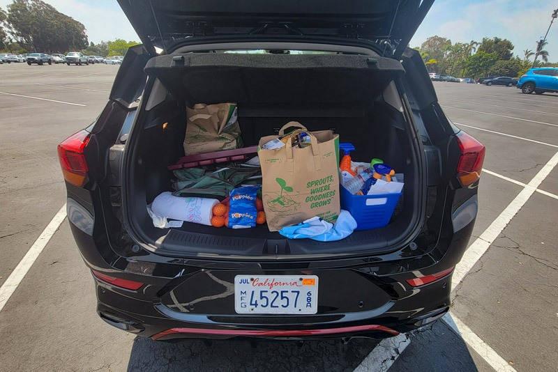 buick encore gx trunk