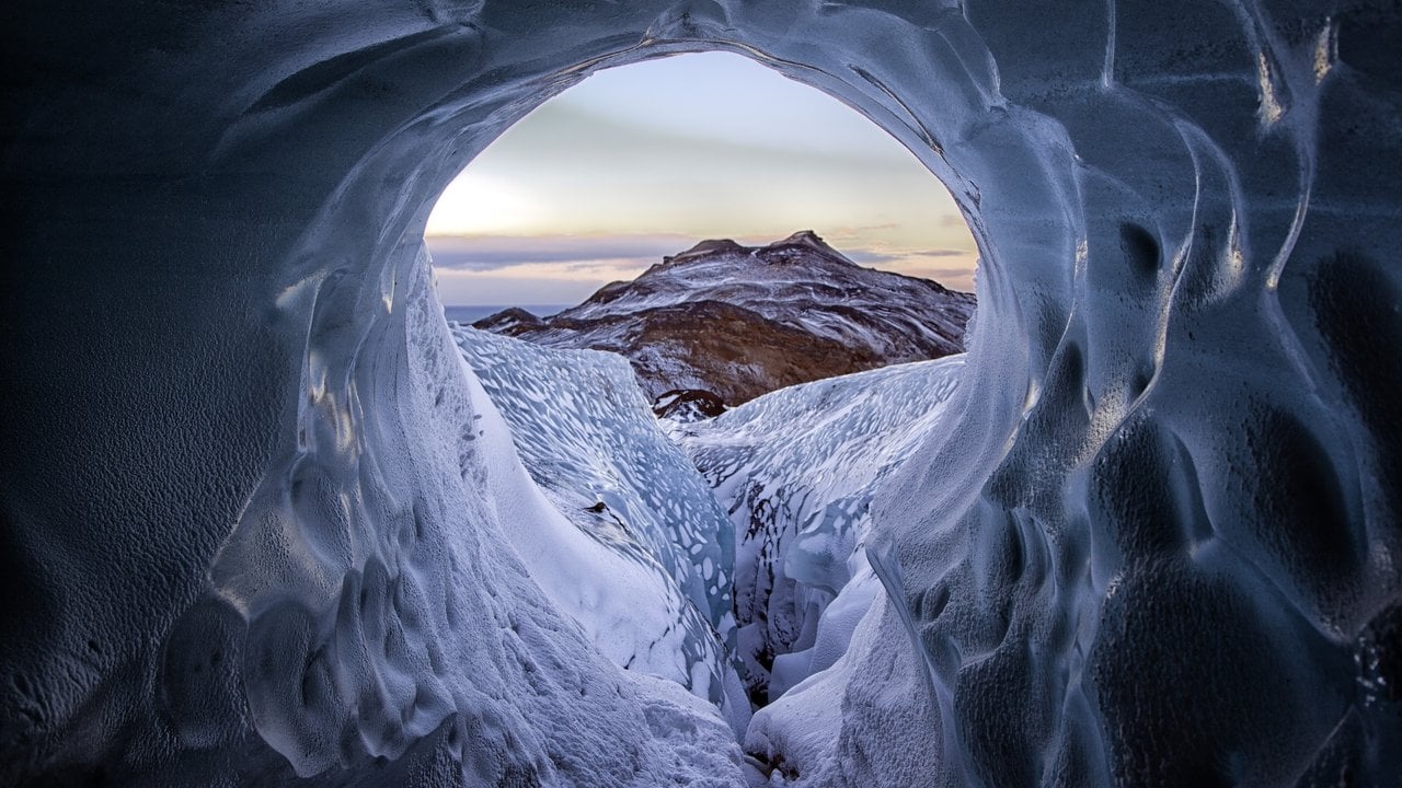 Glacier ice cave in South Iceland (photo credit: Hotel Ranga)