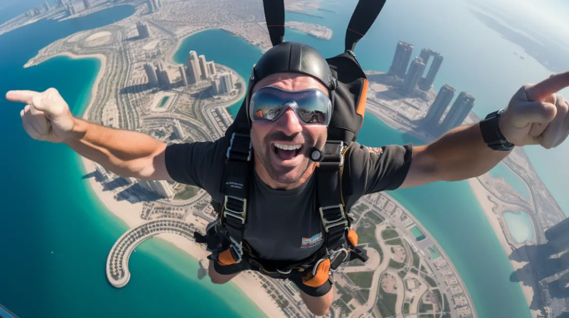 sky diving over dubai and other extreme bachelor party ideas
