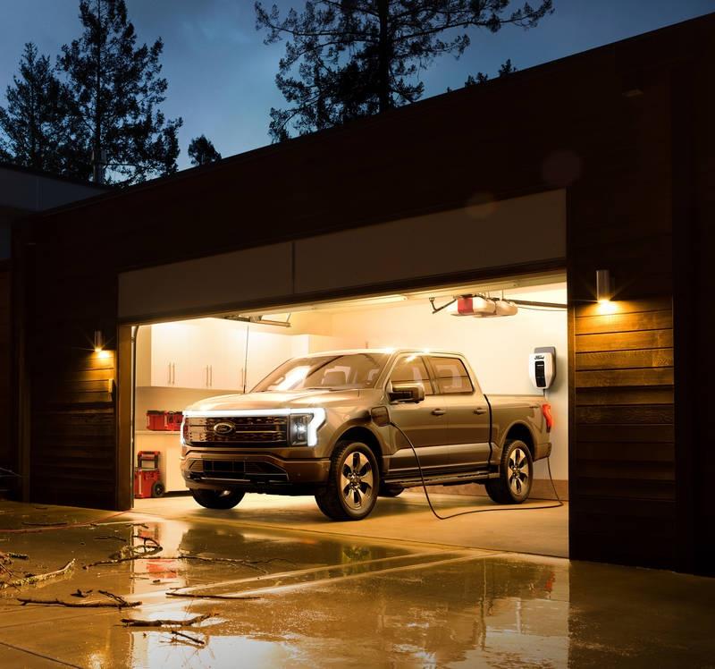 F-150 Lightning Powering House