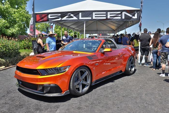 orange ford mustang saleen